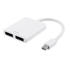MiniDisplayPort till 2x DisplayPort-adapter