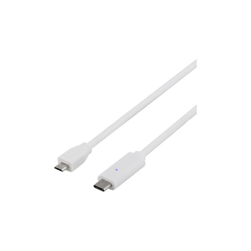 USB cable and USB hub - USB-C till microUSB-kabel