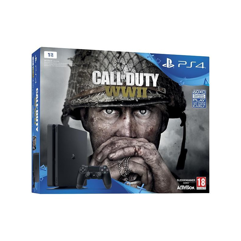 Playstation 4 - Sony Playstation 4 slim 1TB + Call of Duty WWII