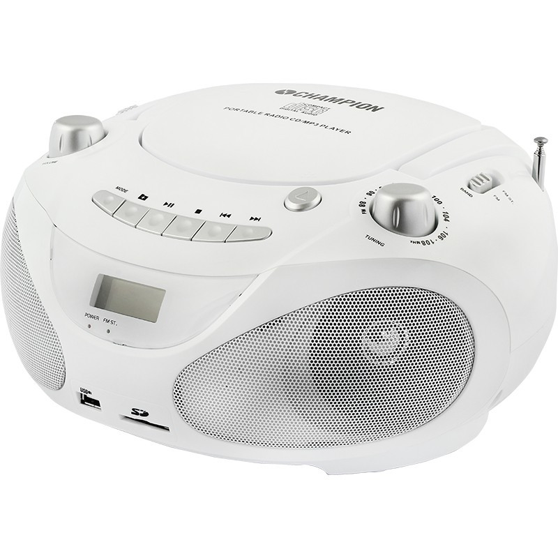 Radio & Stereo - Champion boombox med CD, radio och MP3-uppspelning