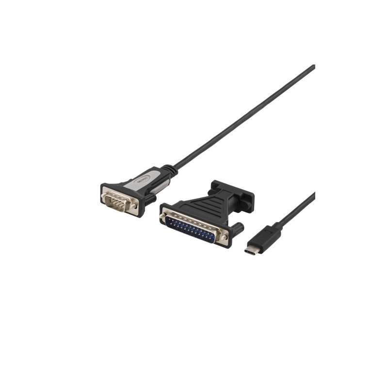 Computer accessories - USB-C till serieport eller parallellport