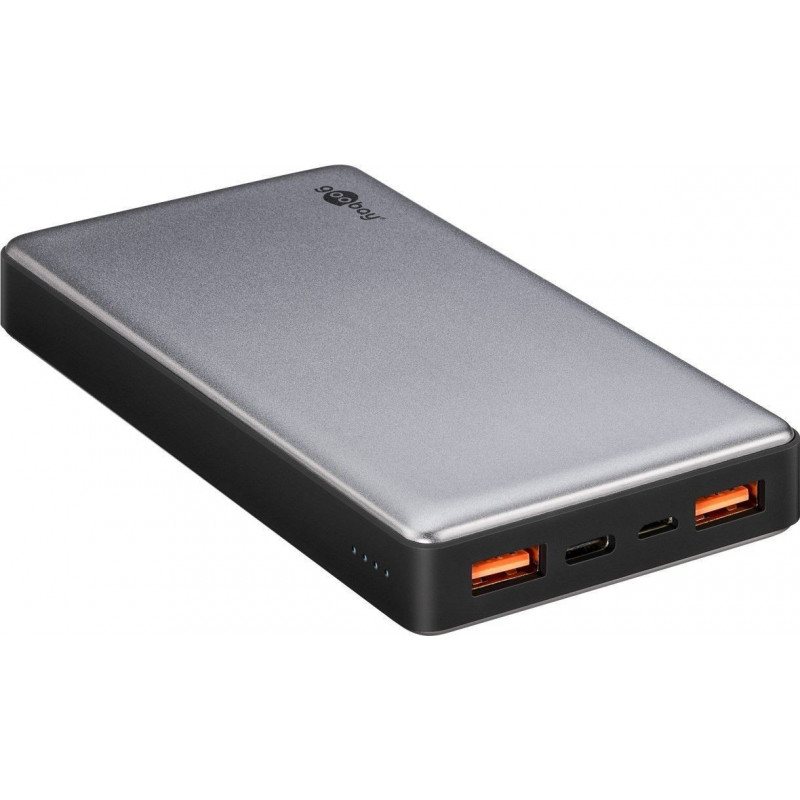 Portable Batteries - Goobay PowerBank batteri på 15.000mAh 3A QC3.0