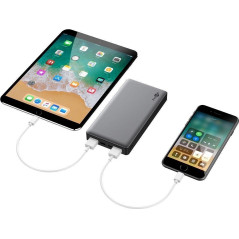 Portable Batteries - Goobay PowerBank batteri på 15.000mAh 3A QC3.0