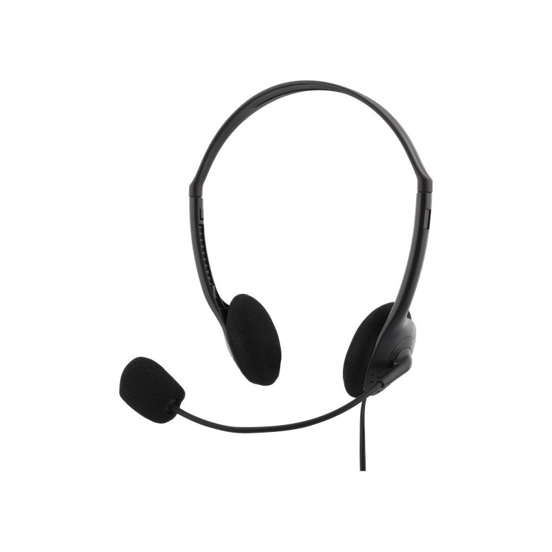 Chat Headset - Deltaco headset 1x 3.5 mm 4-polig