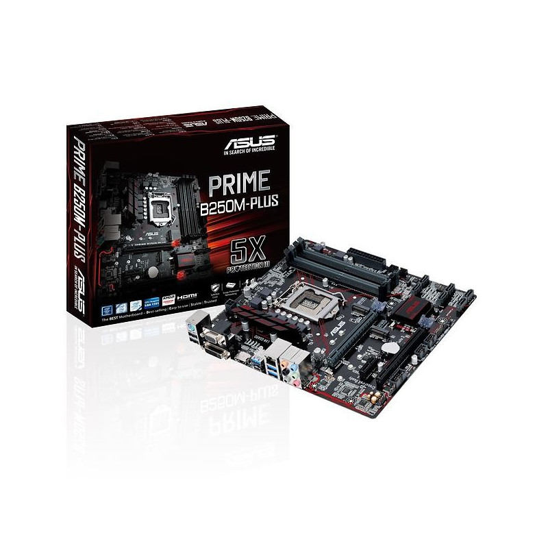 Components - Asus Prime B250M-Plus Socket 1151 mATX-moderkort