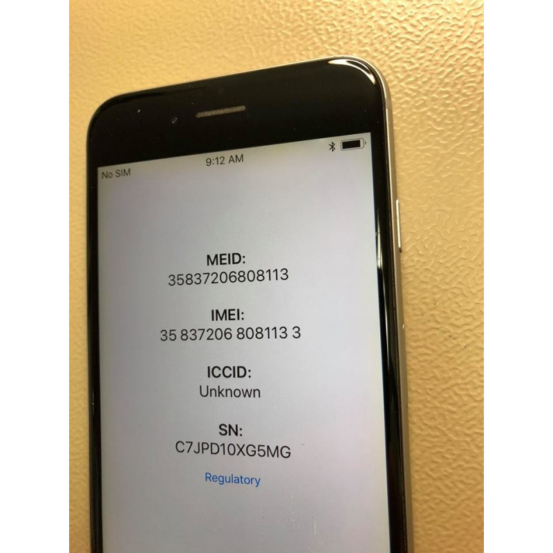 Used iPhone - Apple iPhone 6 64GB Space Grey (beg med lätt missfärgning)