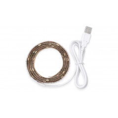 Självhäftande 1 meters USB-driven LED-slinga