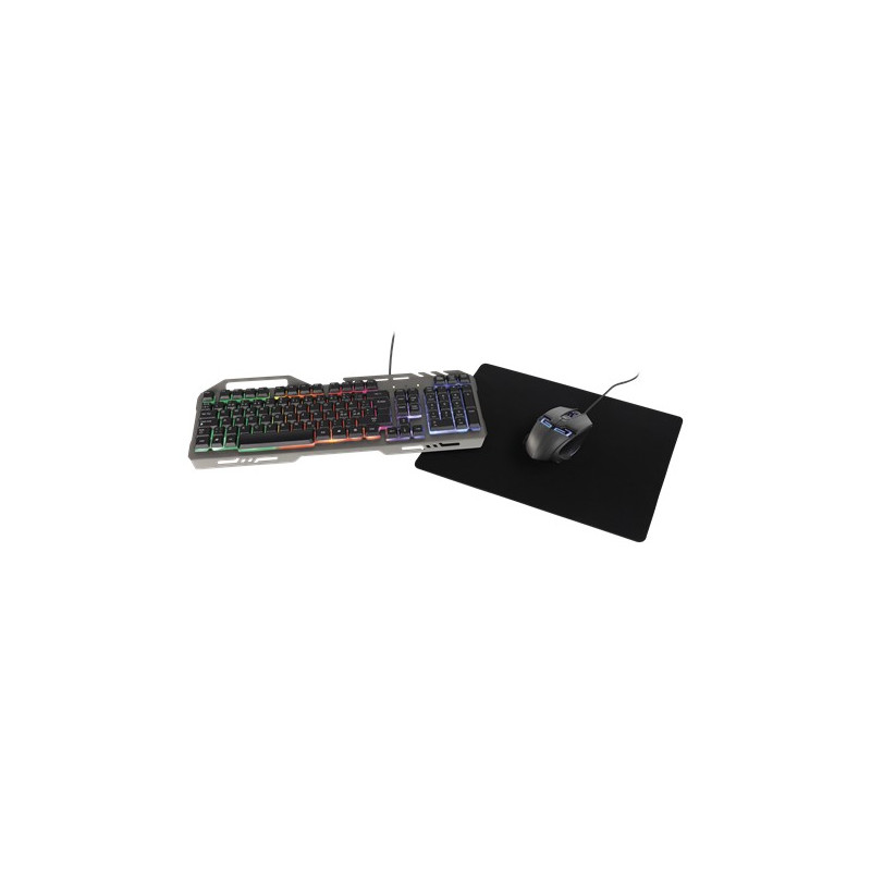 Package Gaming Keyboard & Mouse - Deltaco gaming-kit med RGB-tangentbord, mus och musmatta