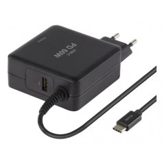 Deltaco USB-C-laddare 60W för bärbara datorer