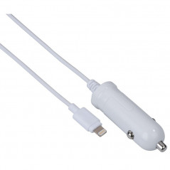 Billaddare med lightning-kabel