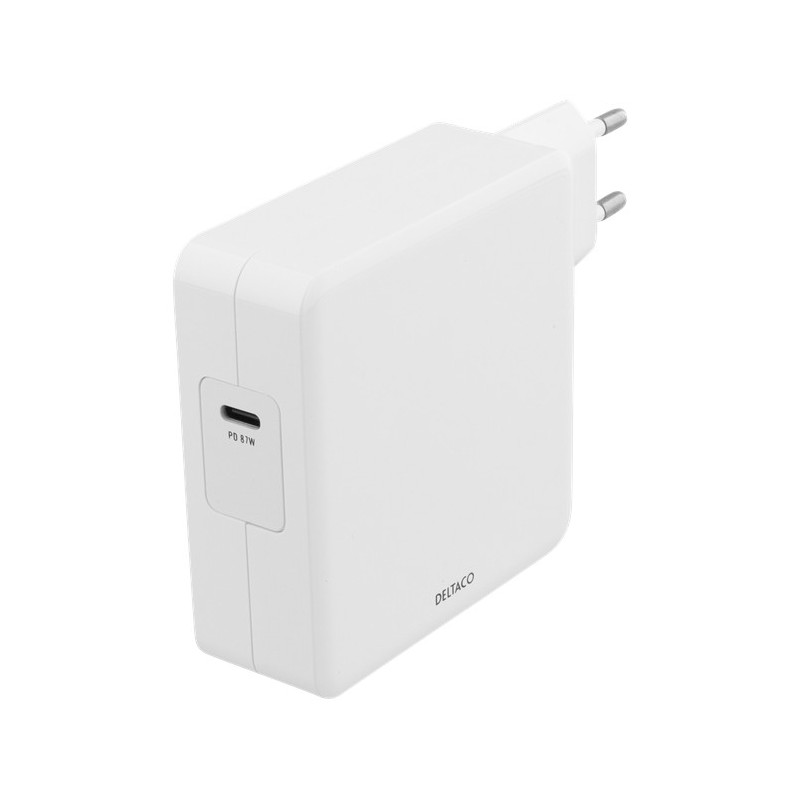 Universal computer charger - Deltaco USB-C-laddare 87W för bärbara datorer