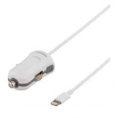 Billaddare med MFi-godkänd Lightning-kabel