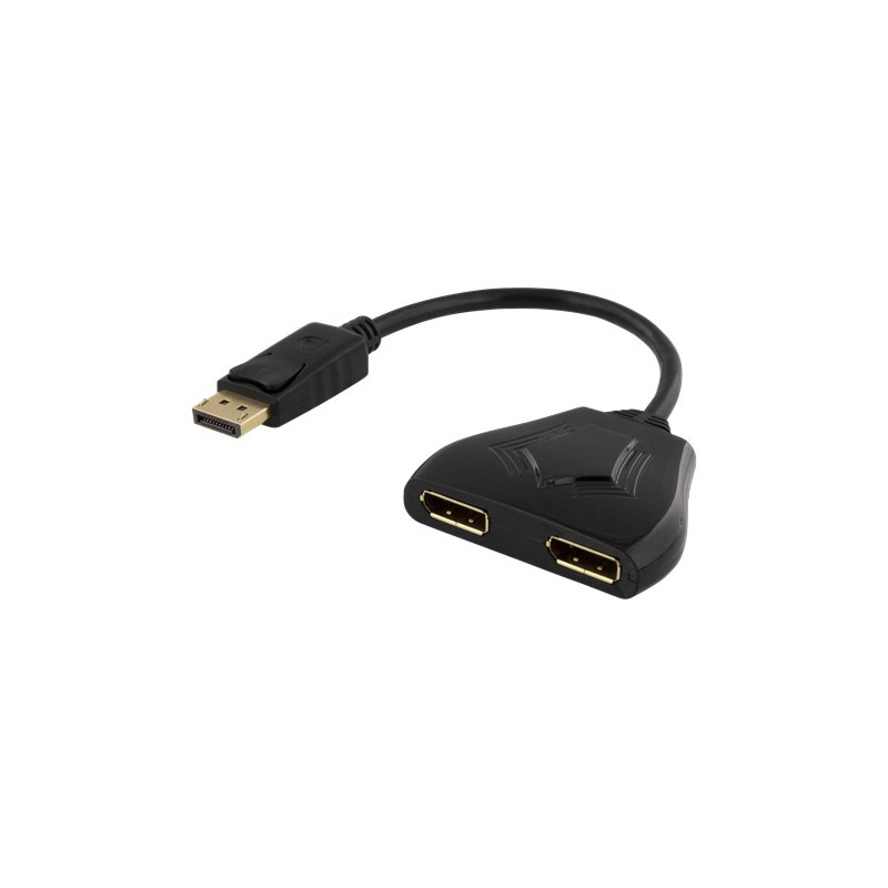 DisplayPort cable and DisplayPort adapter - DisplayPort splitter 1-till-2