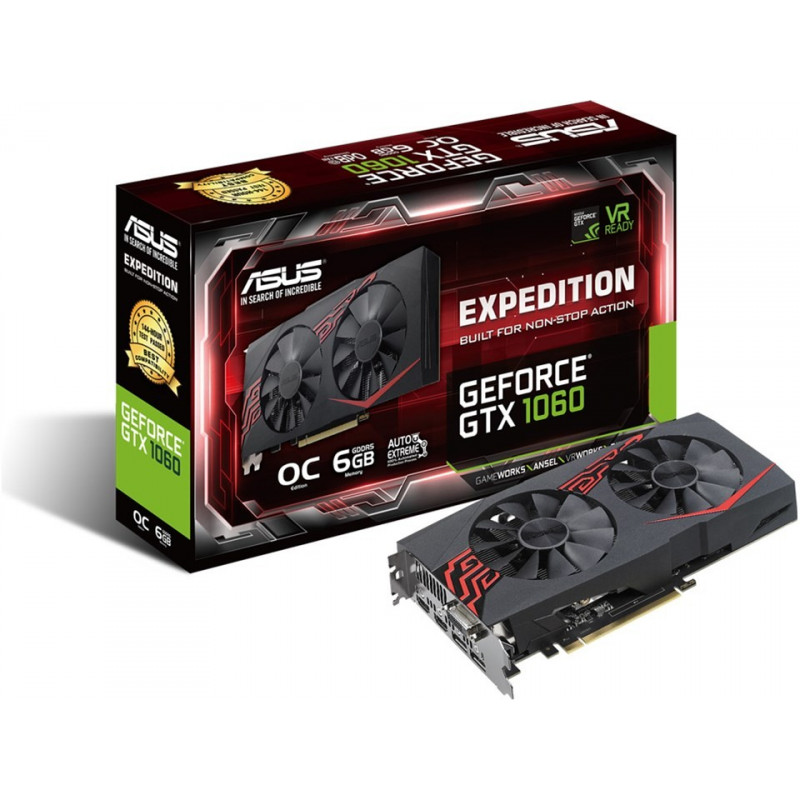 Components - ASUS GeForce GTX 1060 Expedition OC 6GB