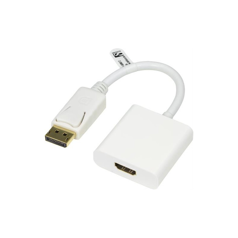 Screen Cables & Screen Adapters - DisplayPort till HDMI-adapter med ljud