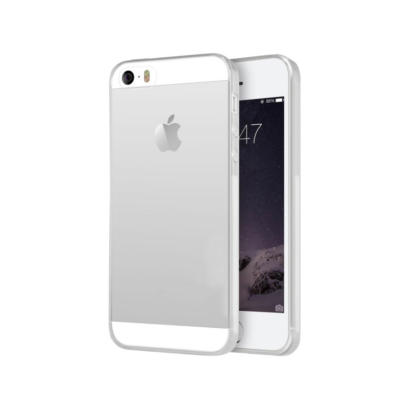 Iphone 5/5S/SE - Transparent plastskal till iPhone 5/5S