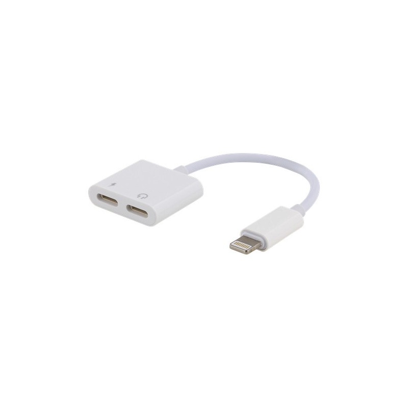 Smartphone Adapter - Lightning till dual lightning-adapter