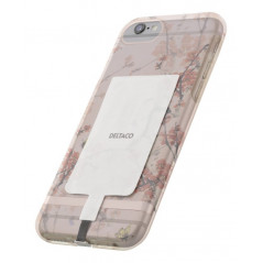 Shells and cases - QI Adapter för trådlös laddning, Lightning från Deltaco