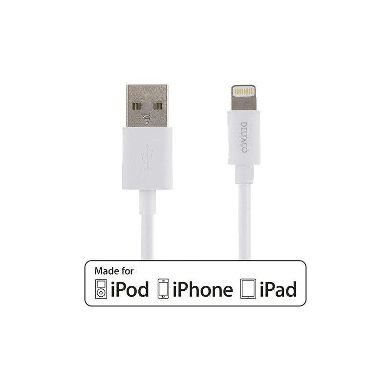 Chargers and Cables - Apple-sertifioitu USB Lightning-kaapeli iPhone 5