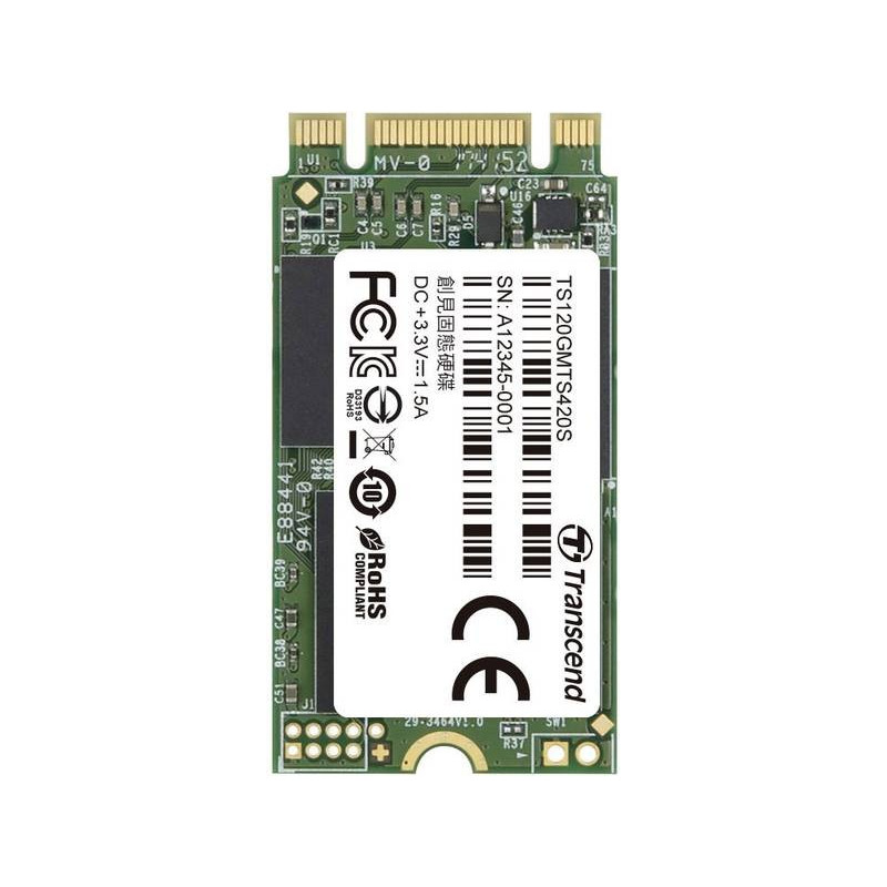 Hard Drives - Transcend M.2 2242 SSD 120GB MTS420 SATA-600