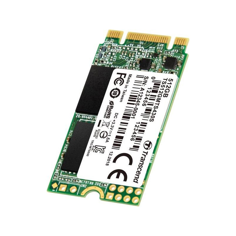 Hard Drives - Transcend M.2 2242 SSD 512GB SATA-600