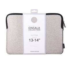 ONSALA Sleeve Glitter för 13-14" Silver