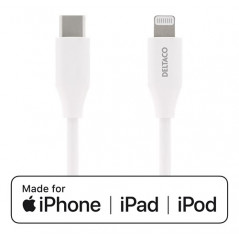 USB-C till Lightning 2m kabel MFi-Certifierad