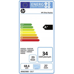 Computer monitor 15" to 24" - HP 24ea LED-skärm med IPS-panel