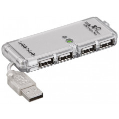 USB-keskitin, jossa 4 porttia