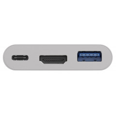 Screen Cables & Screen Adapters - USB-C till HDMI-adapter med USB- och USB-C-port