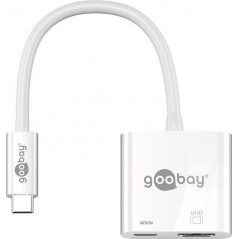 USB-C till HDMI-adapter med USB-C-laddport (4k 60 Hz)