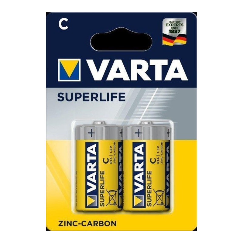 Battery - Varta Superlife  C paristot