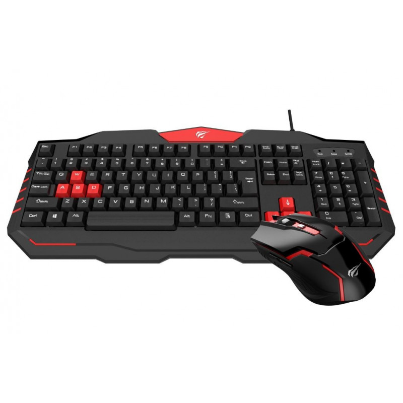 Package Gaming Keyboard & Mouse - Havit gaming-tangentbord och mus