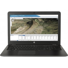 Used laptop - HP ZBook 15u G3 med R7 M350 (beg med märke-skärm)