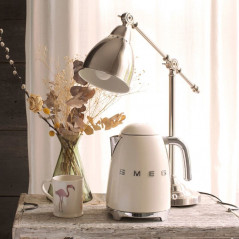 Kettle - Smeg Vattenkokare med Variabel Temperatur 1,7 L, Cream