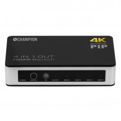 Champion HDMI-switch 4x1 4K med fjärrkontroll