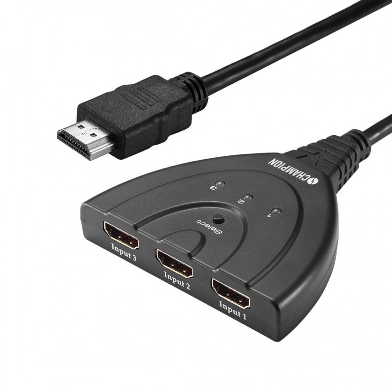 Screen Cables & Screen Adapters - Champion HDMI-switch 4x1 i 4K