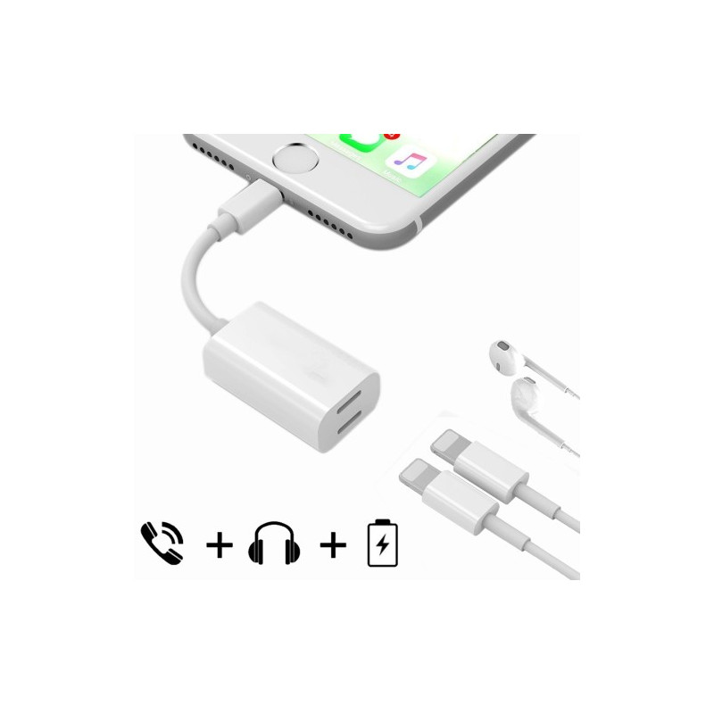 Smartphone Adapter - SiGN Lightning till dual lightning-adapter (Bargain)