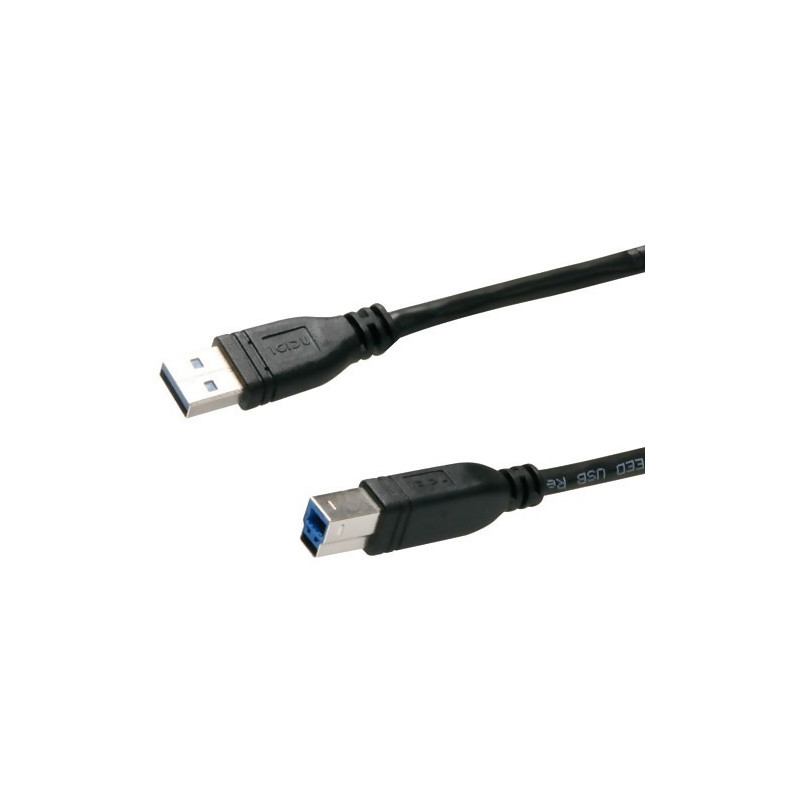 USB cable and USB hub - USB 3.0 kabel Typ A ha - Typ B ha 1m (Bulk)