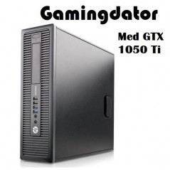 HP Elitedesk 800 G1 med GTX1050ti 4GB (beg)