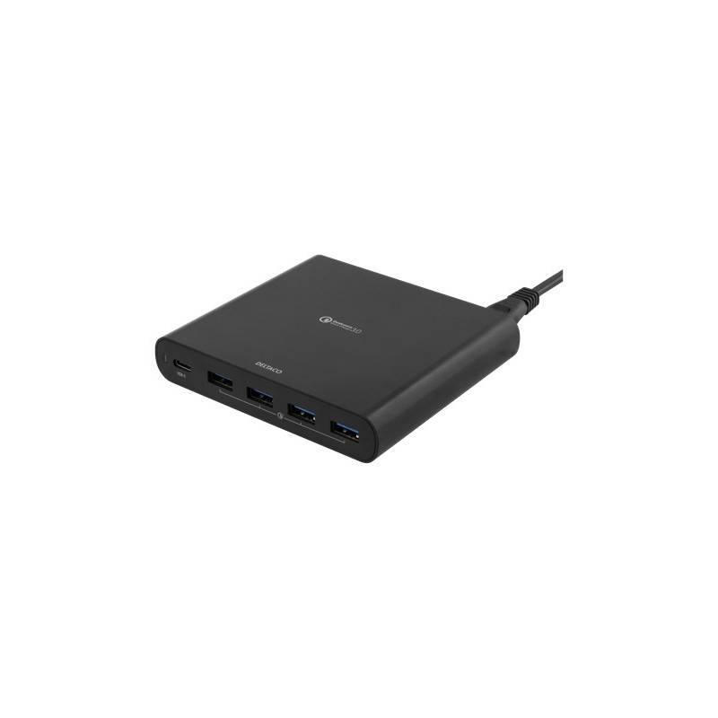 Universal computer charger - USB-laddstation med USB-C och 4 USB-portar