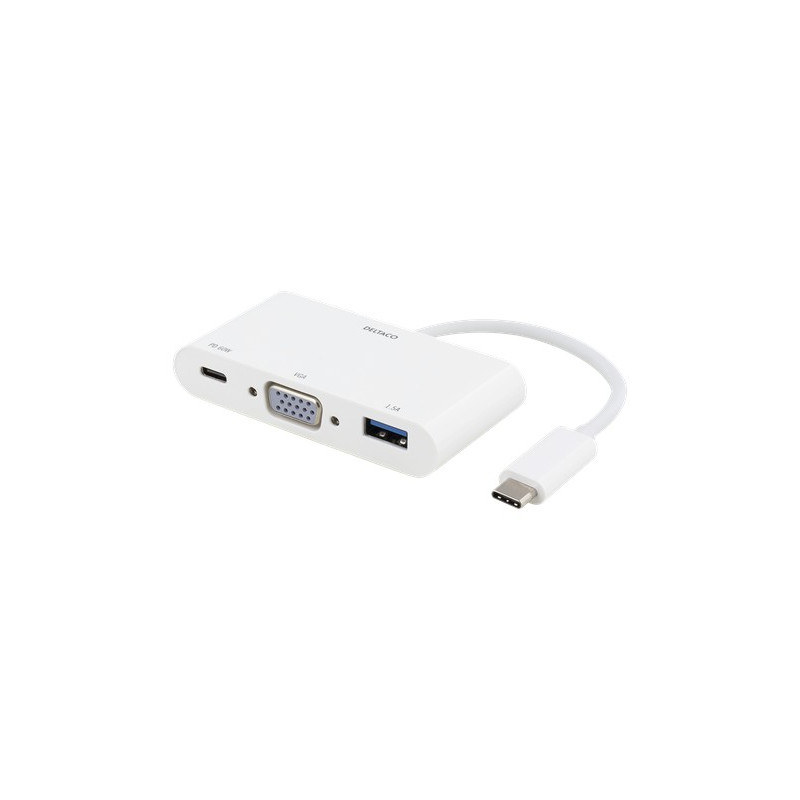 USB-C - USB-C till VGA-adapter med extra USB-port
