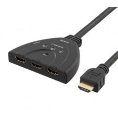 Deltaco HDMI-switch med tre ingångar (4K)