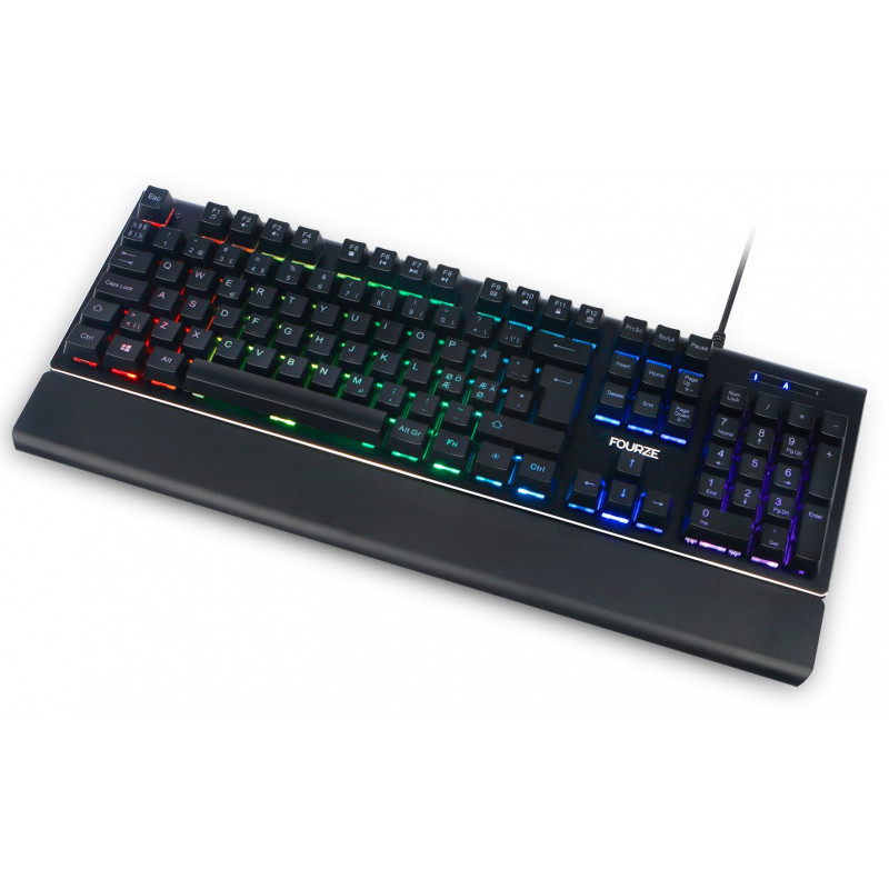 Backlit Gaming Keyboards - Fourze GK100 semi-mekaniskt RGB-gaming-tangentbord