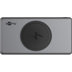 Portable Batteries - Goobay PowerBank batteri 10.000mAh med QI och QC 3.0