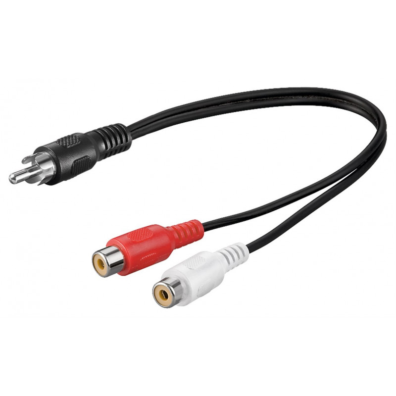 Audio cable and adapter - RCA Y-sovitin