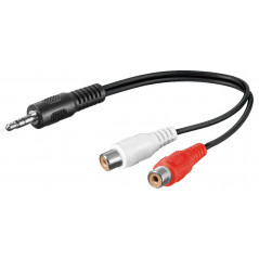 3,5 mm RCA Y -sovittimeen