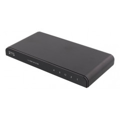 Deltaco HDMI-splitter 1 till 4 utgångar