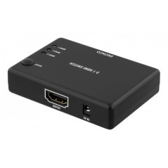 Deltaco HDMI-switch med fjärrkontroll