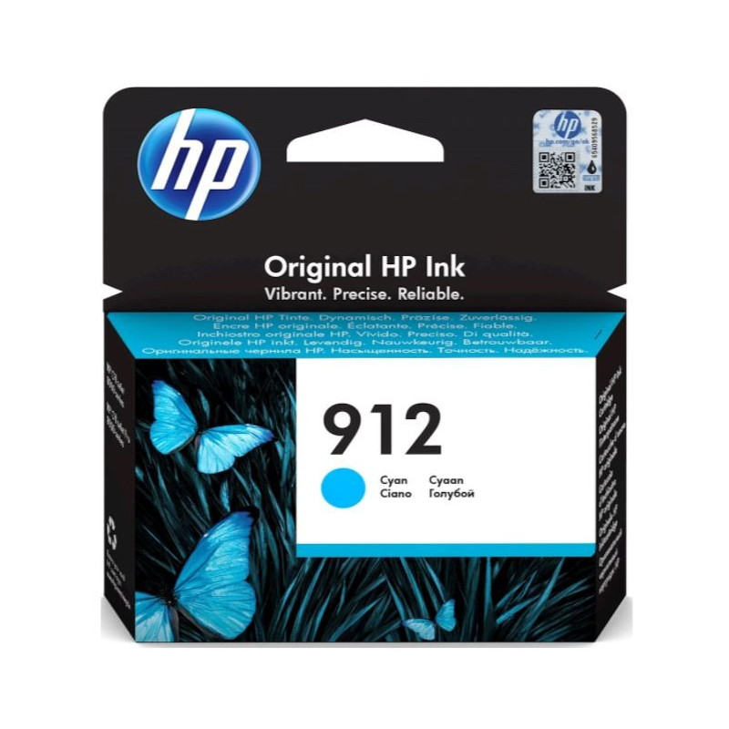 Printer Supplies - HP 912 Cyan bläckpatron 3YL77AE för HP Officejet